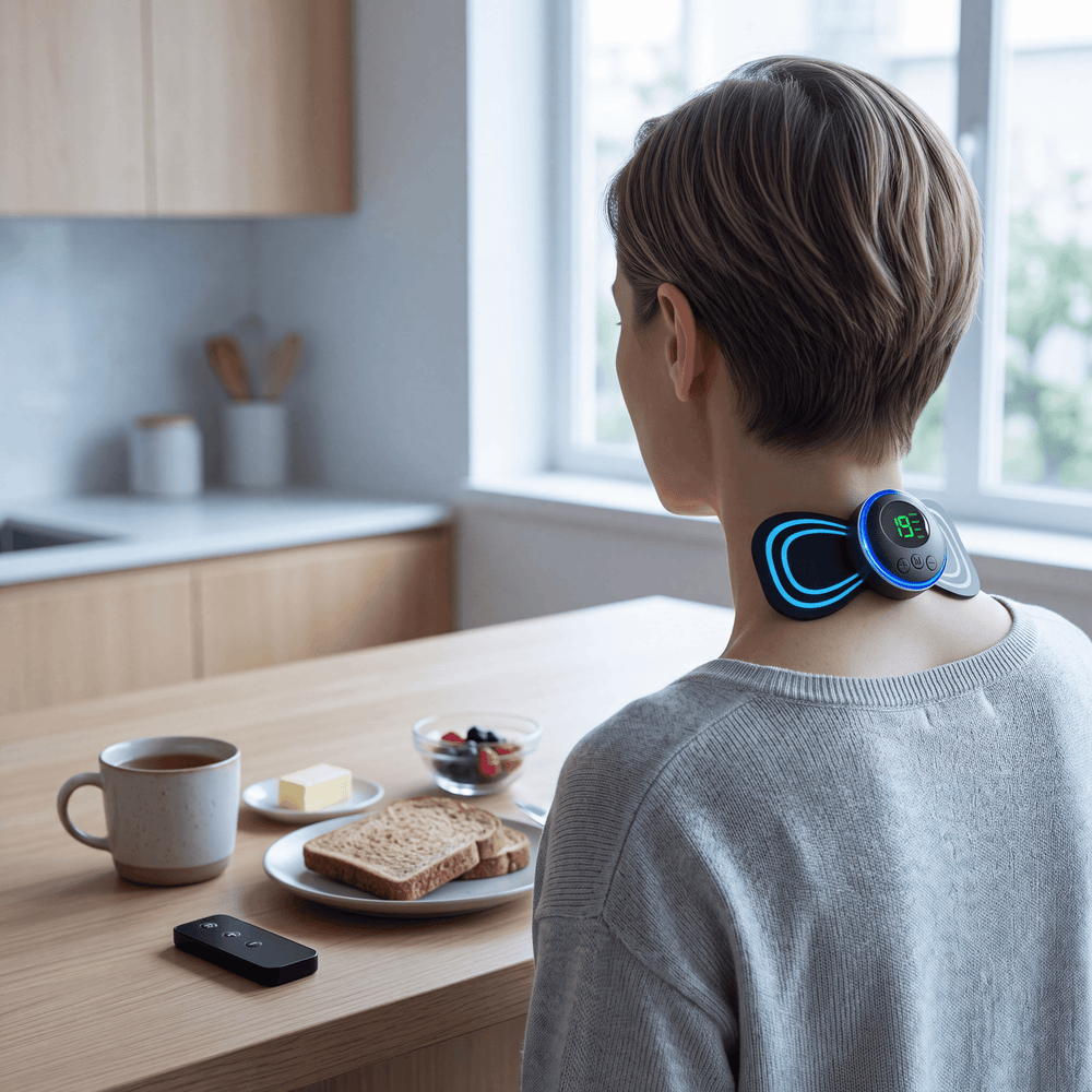 RITUVA Neck Ritual — Morning Reset breakfast moment